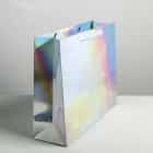 Пакет голограф. «Снежинка» 40х31х11,5 см   4320096, норма - фото 2 - миниатюра