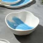 Миска неровный край "Разводы" 17 см  6776542, норма - фото 1 - миниатюра