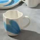 Кружка неровный край "Разводы" 350 мл  6776543, норма - фото 1 - миниатюра