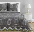 Комплект пост. белья 1,5-сп "Этель" Ушастые совы (вид 1) 143*215 см,150*214 см, 70*70 - 2 шт, бязь 3988356, норма - фото 1 - миниатюра