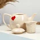 Чайник "Элегант" 1,2 л/ 14х16,5 см, валентинка 10705512, норма - фото 2 - миниатюра