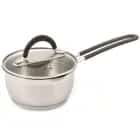 Ковш с 2-мя носиками с крышкой 1,4л "ИДЕАЛ" с силикон. ручками (арт. ID-16K), норма - фото 1 - миниатюра