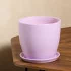 ГОРШОК ЦВЕТОЧНЫЙ "ОСЕНЬ" 3 Л, ГЛЯНЕЦ, ФИОЛЕТОВЫЙ 2926492, норма - фото 1 - миниатюра