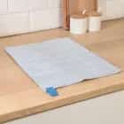 САЛФЕТКА ДЛЯ СУШКИ ПОСУДЫ ДОЛЯНА "ЛОФТ" 30Х40 СМ, ЦВЕТ СЕРЫЙ, МИКРОФИБРА 9462766, норма - фото 1 - миниатюра