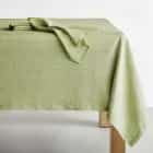 СКАТЕРТЬ ЛЕН (ФИСТАШКОВЫЙ) ЕВРОУГОЛОК, ,137*180, ПАКЕТ, ФЛАЕР, АРТ.01064, норма - фото 1 - миниатюра