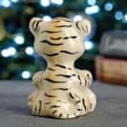 Фигурка "Тигренок" 9,5 см, белый с рыжим 7023231, норма - фото 2 - миниатюра