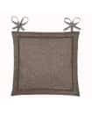 Подушка на стул Волшебная Ночь рогожка 40/40 шоколад 74, норма - фото 1 - миниатюра