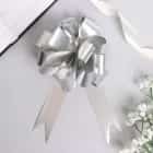 Бант-шар №3 металл, серебро 817835, норма - фото 1 - миниатюра