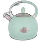 Чайник Agness со свистком 3,0 л термоаккумулирующее дно, индукция, мятн. (арт. 937-838), норма - фото 1 - миниатюра