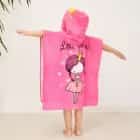 Полотенце-пончо детское махровое Крошка Я "Принцесса" 60*120см, 100% хлопок, 300гр/м2 7696209, норма - фото 2 - миниатюра