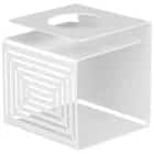 Подсвечник "Лабиринт" 7*7*7,5 см, бел. (арт. 898-175), норма - фото 1 - миниатюра