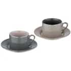 Набор чайный на 2 персоны, 4 пр 220 мл (кор=12набор.) (арт.86-2280), норма - фото 1 - миниатюра