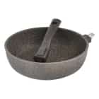 Сотейник TVS ART GRANIT INDUCTION 26см, съемная ручка (арт. ATI-2026), норма - фото 2 - миниатюра