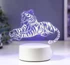 Светильник "Тигр" LED RGB от сети  4814581, норма - фото 2 - миниатюра