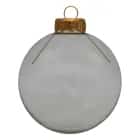 ШАР "ПРОЗРАЧНЫЙ" С ЗОЛОТЫМ КОЛПАЧКОМ, 85 ММ, П/У. (АРТ. КУ-85-П), норма - фото 1 - миниатюра