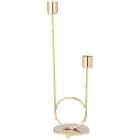 Подсвечник на 2 свечи 8*8*29 см (арт.248-124), норма - фото 1 - миниатюра