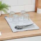 САЛФЕТКА ДЛЯ СУШКИ ПОСУДЫ ДОЛЯНА "ЛОФТ" 30Х40 СМ, ЦВЕТ СЕРЫЙ, МИКРОФИБРА 9462766, норма - фото 2 - миниатюра