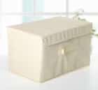 КОРОБ ДЛЯ ХРАНЕНИЯ 37Х24Х24 СМ "АЛВА" ЦВЕТ БЕЖЕВЫЙ 4087818, норма - фото 1 - миниатюра