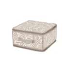 Короб для хранения "Листья", складной на молнии Д300 Ш280 В150, бежевый, норма - фото 1 - миниатюра