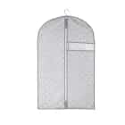 Чехол для одежды "Орнамент", Д1000 Ш600, серый, норма - фото 1 - миниатюра