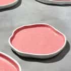 Тарелка неровный край "Розовая" 17 см  6776529, норма - фото 1 - миниатюра