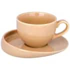 Чайная пара Bronco "Fusion" 220 мл, крем. (кор.=24 наб.) (арт.263-1222), норма - фото 1 - миниатюра