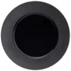 Тарелка Bronco "Crocus" 27 см обеденная, черная (кор=12шт.) (арт.263-1054), норма - фото 1 - миниатюра