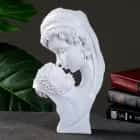 Фигура "Мать с ребенком" 25х18х4 см, белая 7749660, норма - фото 1 - миниатюра