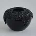 Ваза "Пена" шарик 22см. черная (арт. 2953309), норма - фото 1 - миниатюра