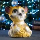 Фигура "Тигр с монетами" желтый 20х14х14,5 см 7347239, норма - фото 1 - миниатюра