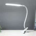 Лампа настольная на прищепке "Офисный белый" 24LED USB 11х7,5х60,5 см 3726740, норма - фото 1 - миниатюра