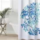 Штора для ванной "Тайное окно", с люверсами 180х180 см, полиэстер 7087233, норма - фото 1 - миниатюра