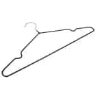 Вешалка антискользящая 40х20 см чёрный (металл ПВХ покрытие) 1887442, норма - фото 1 - миниатюра