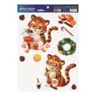 Наклейка интерьерная «Тигруля» 21х29,7 см, со светящимся слоем 6769819 - фото 1 - миниатюра