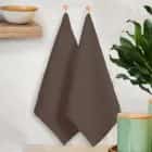 НАБОР ПОЛОТЕНЕЦ (МОККО), С ПЕТЛЕЙ КИПЕРНАЯ ЛЕНТА, 2 ШТ. 45*60, ФЛАЕР.АРТ.01045, норма - фото 1 - миниатюра