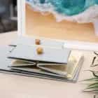 Короб для хранения 2 выдвижных ящика 22х22х20,5 см "Франческа", цвет серо-голубой 3692707, норма - фото 5 - миниатюра