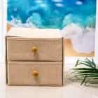 Короб для хранения 2 выдвижных ящика 22х22х20,5 см "Франческа", цвет бежевый 3692706, норма - фото 5 - миниатюра