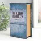 Сейф-книга "Хемингуэй. Старик и море" 17х11х5 см, дерево, кожзам 7570506, норма - фото 1 - миниатюра