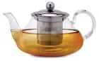 Чайник заварочный стеклянный "Вербена" 800мл с ситом из нерж.стали арт.QXA123-08, норма - фото 1 - миниатюра