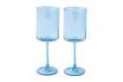 Набор бокалов для вина "Rainbow" 2 шт.*0.38 л (голубой), п/у. (арт. EL-R4005/RABL), норма - фото 1 - миниатюра