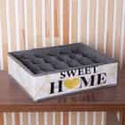 ОРГАНАЙЗЕР ДЛЯ БЕЛЬЯ 24 ЯЧЕЙКИ "SWEET HOME", 35 Х 30 Х 10 СМ 6966547, норма - фото 1 - миниатюра