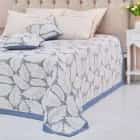 Покрывало "Этель" "Листопад" 180*240 см, цв.синий, 100%хлопок, 300гр/м2 7548518, норма - фото 1 - миниатюра