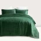 ПОКРЫВАЛО ARYA БАРХАТ 180X240 - 1 НАВ. 50X70+5 MATTE ЗЕЛЕНЫЙ, норма - фото 1 - миниатюра