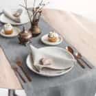 Дорожка столовая Волшебная Ночь рогожка ДТ172 40/140 базальт 70, норма - фото 1 - миниатюра