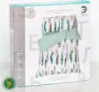 Комплект пост. белья 1,5-сп. Этель "Перья" n70, поплин 2759792, норма - фото 2 - миниатюра