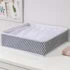 Органайзер для белья 7 ячеек 32х32х10 см "Симетро", цвет синий   7425307, норма - фото 1 - миниатюра