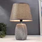 Лампа настольная 16444/1GR E14 40вт серый 22х22х34 см  5478182, норма - фото 1 - миниатюра