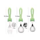 Набор столовых приборов ЛЯГУШКА 3пр. (нерж.сталь) (арт. 3562), норма - фото 2 - миниатюра