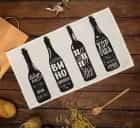 ПОЛОТЕНЦЕ ДОЛЯНА WINE 35Х60 СМ, 100% ХЛ, 160Г/М2   4136468, норма - фото 1 - миниатюра