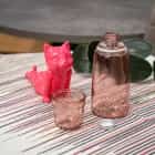 Бутылка для воды 1 л со стаканом 0.22 л "Natural  Water" (розовый), норма - фото 4 - миниатюра